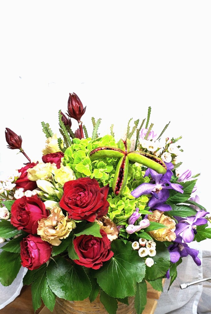 日頃のお礼に と お花をお届けしました 京都四条烏丸 新町通のお花屋さん リーフガーデン