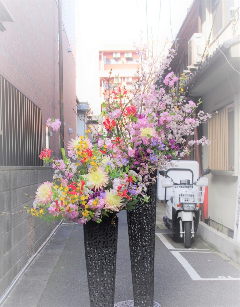 スタンド花 京都四条烏丸 新町通のお花屋さん リーフガーデン